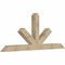 Ekena Millwork Saratoga Rough Sawn Timber Gable Bracket, Douglas Fir, 96"W x 40"H x 6"D x 6"F, 10/12 Pitch GBW096X40X0606SAR00RDF - alternate 3